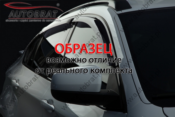 Owiewki szyb bocznych Opel Astra (J) '2009-> (hatchback, klejone) Sim